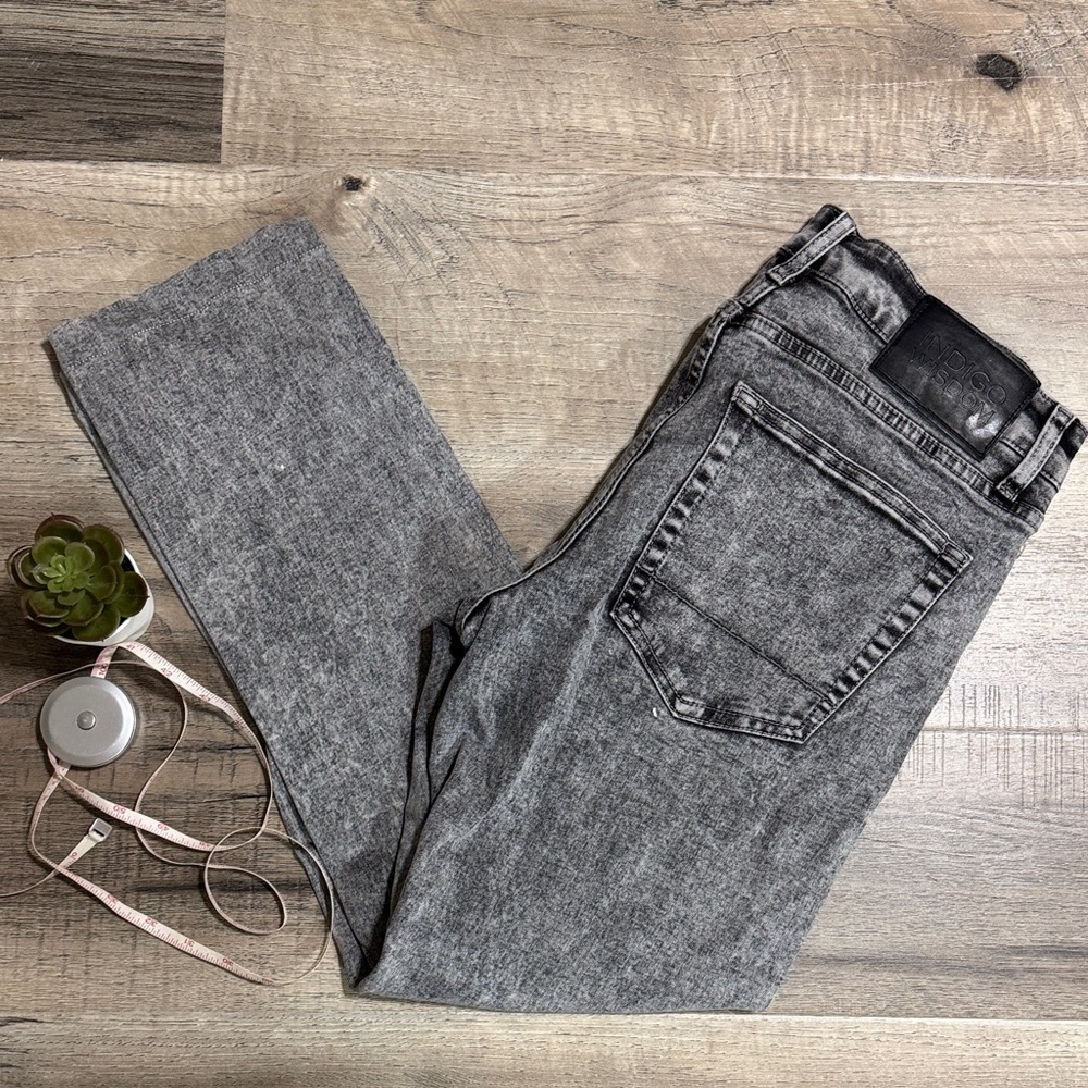 Men's Slim Fit Gray Denim Jeans